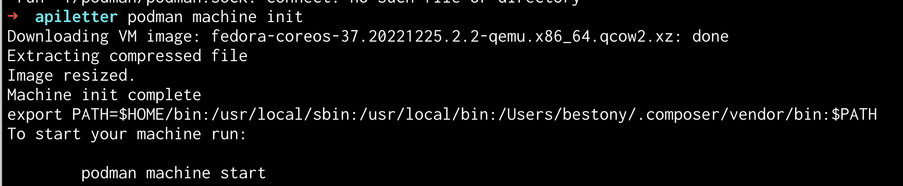 在 macOS 上使用 Podman 来运行 Docker 环境 - 11 d2b5ca33bd970f64a6301fa75ae2eb22 25