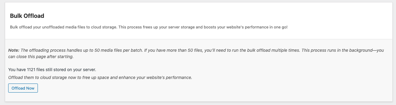 如何修改 Advanced Media Offloader 使其可以批量将历史文件上传至对象存储? - 1 image 6