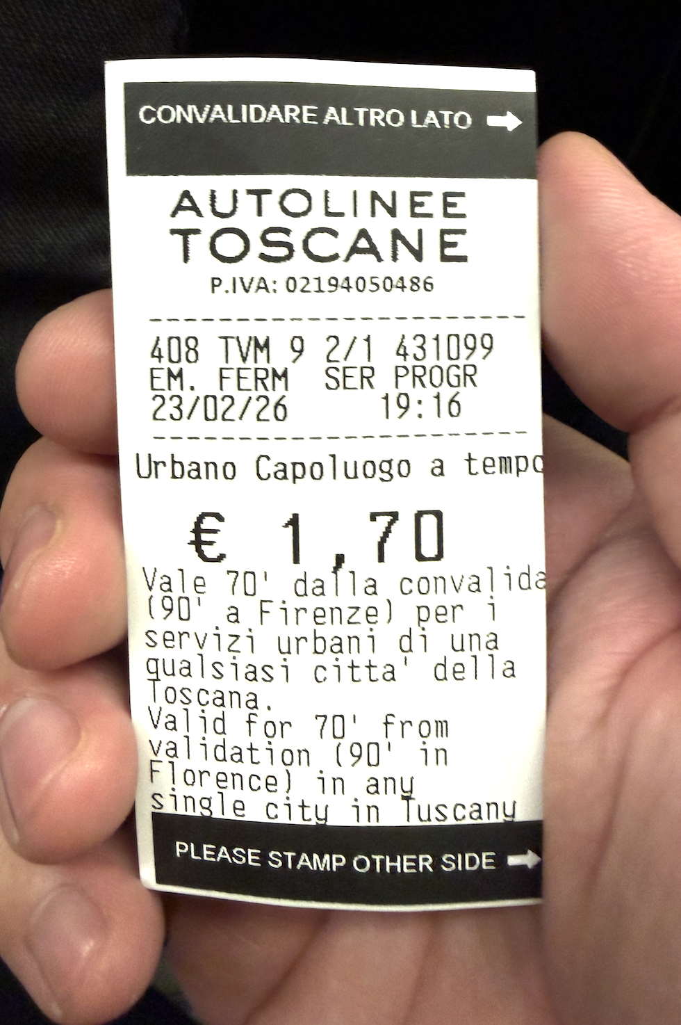 2026 欧洲之旅 Day 9 : 意大利不相信 Uber ,佛罗伦萨只有公共交通 - 8 image 1